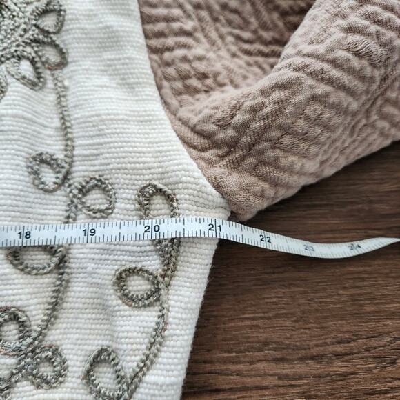 Flashback Vintage Embroidered Coatigan Retro 90s 80s Bohemian Coastal Grandma - Picture 6 of 7